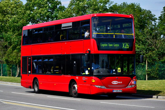 Route X26, Metrobus 973, YT59DYW, Heathrow