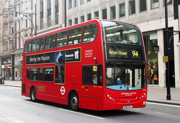 Route 94, London United RATP, ADH17, SN60BYO, Oxford Street