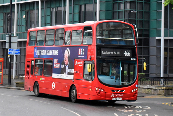 Route 466, Arriva London, DW299, LJ10CVF, Croydon