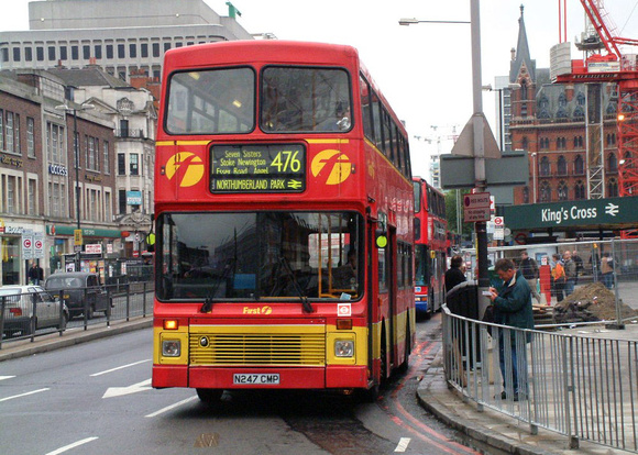 Route 476, First London, VN247, N247CMP, King's Cross