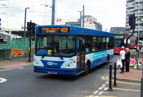 Route 409, Metrobus 368, Y368HMY, East Croydon