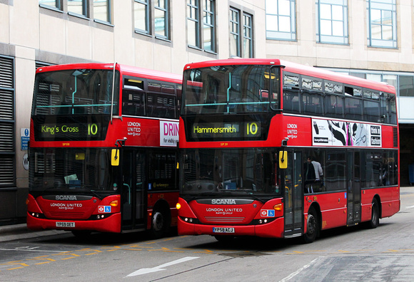Route 10, London United RATP, SP39, YP58ACJ, Hammersmith