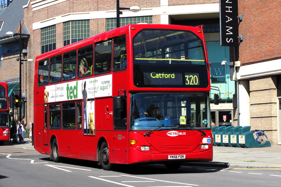Route 320, Metrobus 935, YN56FDK, Bromley