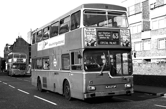 Route 63, London Transport, MD73, KJD273P, Peckham