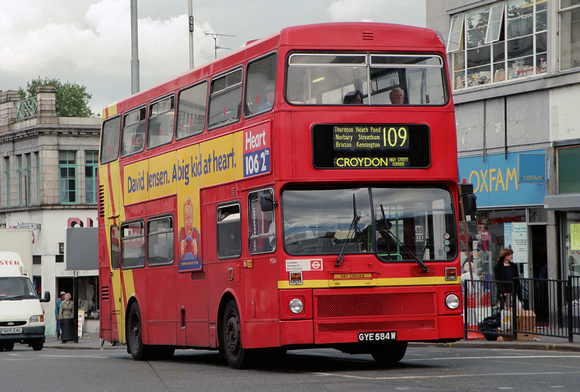 Route 109, Arriva London, M584, GYE584W, Croydon