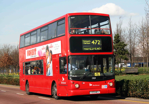Route 472, Selkent ELBG 17109, V109MEV, North Greenwich