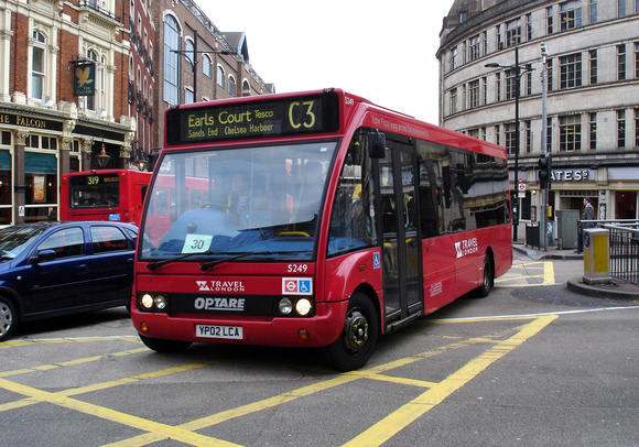 Route C3, Travel London, S249, YP02LCA, Clapham Junction