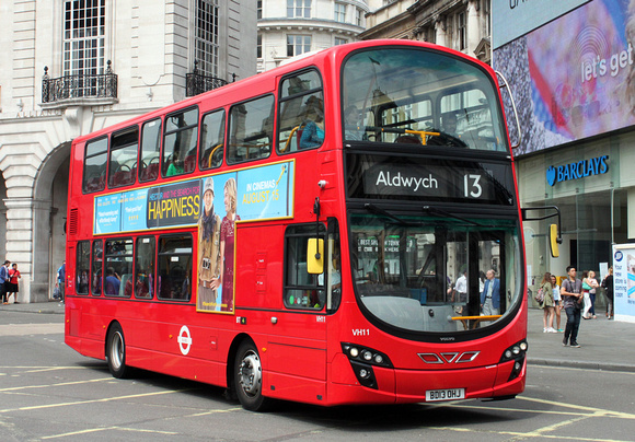 Route 13, Transdev, VH11, BD13OHJ, Piccadilly Circus