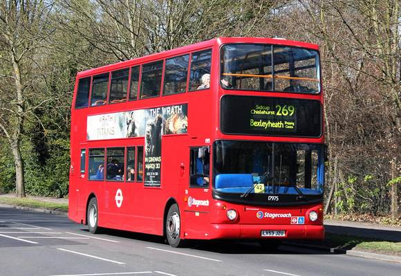 Route 269, Stagecoach London 17975, LX53JZU, Sidcup