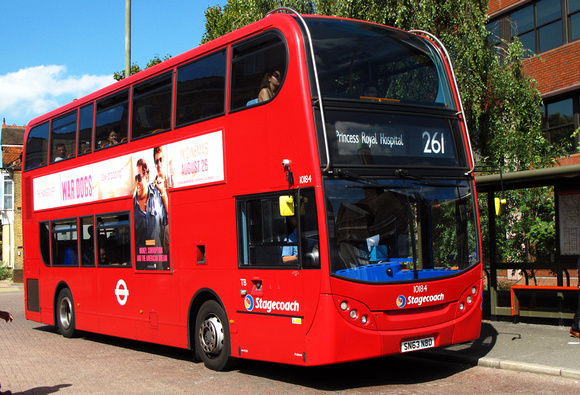 Route 261, Stagecoach London 10184, SN63NBD, Bromley