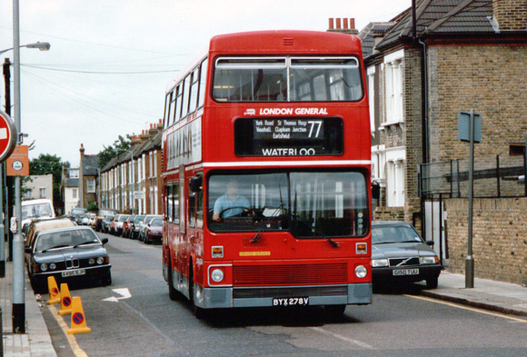 Route 77, London General, M278, BYX278V, Tooting