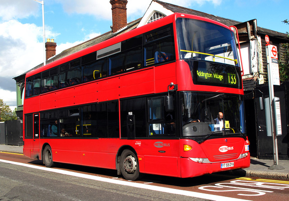 Route T33, Metrobus 958, YT59DYA, East Croydon