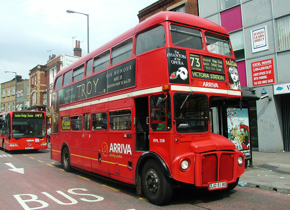 Route 73, Arriva London, RML2518, JJD518D, Tottenham Swan