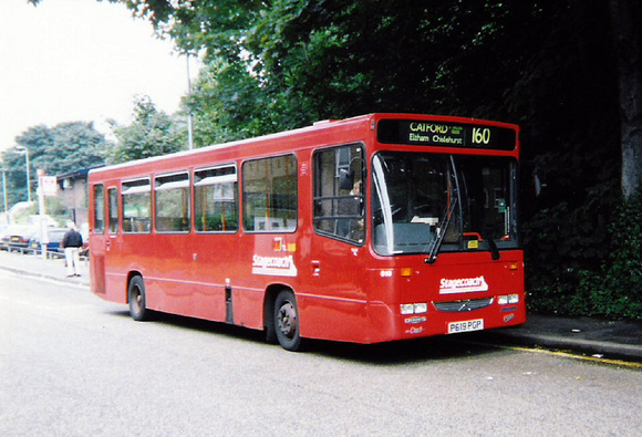 Route 160, Stagecoach London 619, P619PGP, Sidcup Station