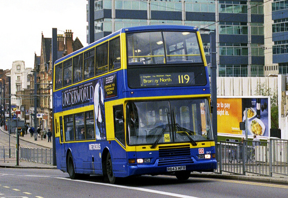 Route 119, Metrobus 843, R843MFR, Croydon