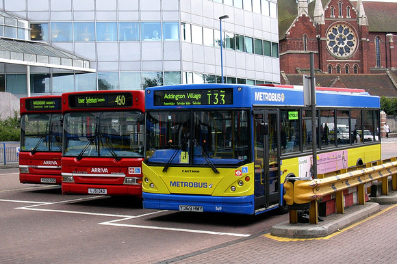 Route T33, Metrobus 369, Y369HMY, West Croydon