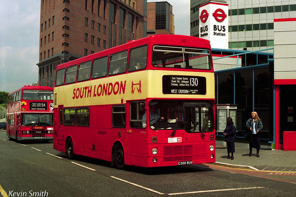 Route 130, South London Buses, M1359, C359BUV, West Croydon