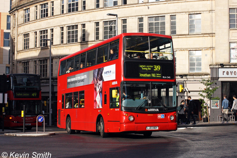 London Bus Routes | Route 319: Sloane Square - Streatham Hill, Telford ...