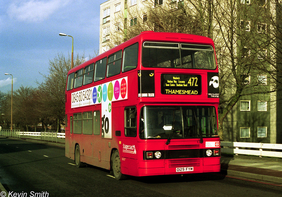 Route 472, Stagecoach London, L129, D129FYM, Woolwich