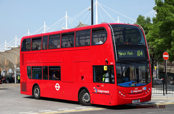 Route 104, Stagecoach London 10102, LX12DBO, Stratford