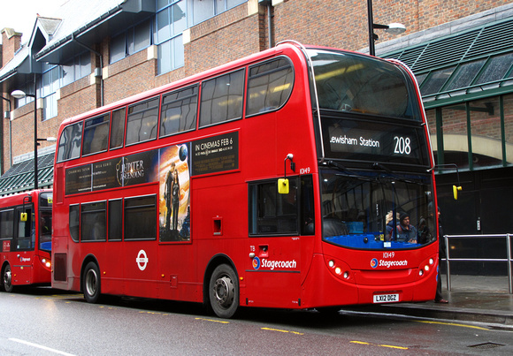 Route 208, Stagecoach London 10149, LX12DGZ, Bromley