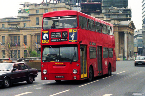 Route 77A, London Transport, DMS2592, THX592S, Trafalgar Square