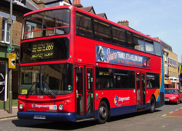 Route 269, Stagecoach London 17288, X288NNO, Bromley