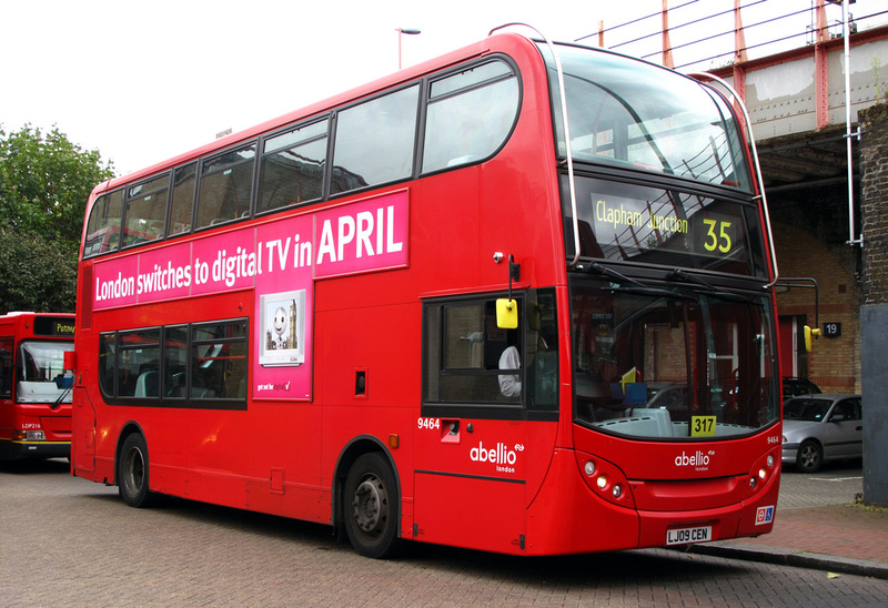 number 35 bus route london