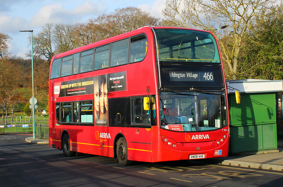 Route 466, Arriva London, T199, SN08AAE, Addington Village