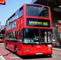 Route 185, East Thames Buses, VP4, X153FBB, Vauxhall