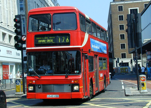 Route 176, Arriva London, L549, G549VBB, Oxford Street