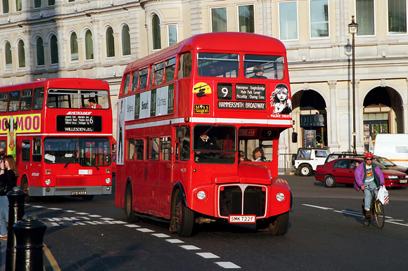 Route 9, London United, RM2722, SMK722F, Trafalgar Square