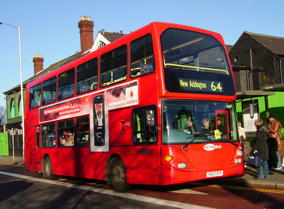 Route 64, Metrobus 464, YN03DFP, Croydon