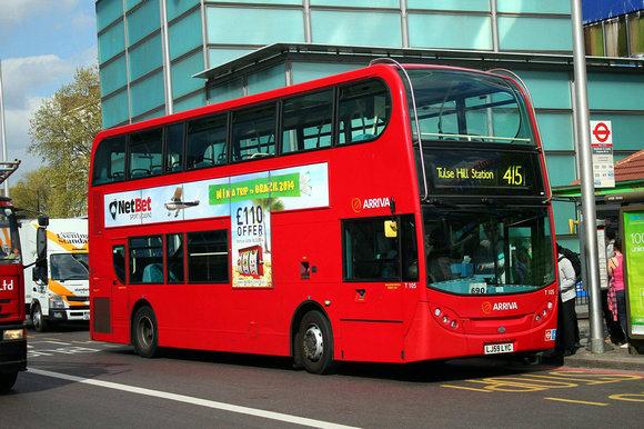 Route 415, Arriva London, T105, LJ59LYC, Elephant & Castle