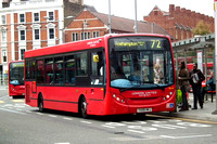 Route 72, London United RATP, DE40, YX09HKJ, Hammersmith