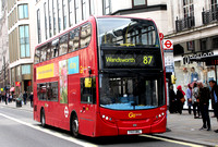 Route 87, Go Ahead London, EH37, YX13BKL, The Strand