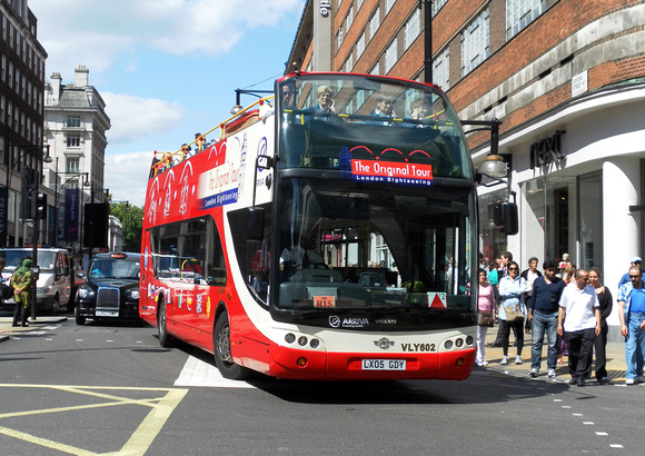 Arriva Sightseeing, VLY602, LX05GDY, Oxford Street