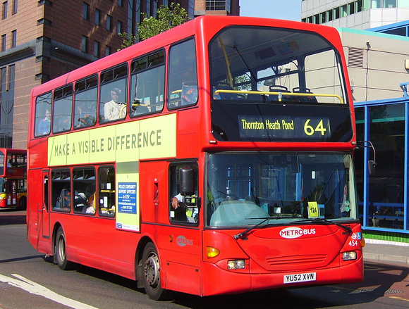 Route 64, Metrobus 454, YU52XVN, Croydon