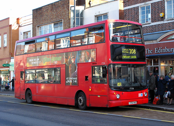 Route 208, Stagecoach London 17336, X336NNO, Orpington