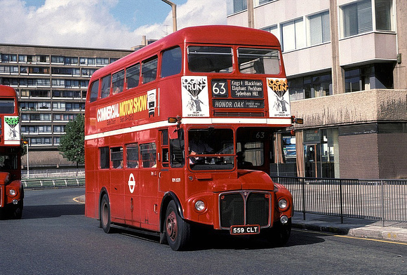 Route 63, London Transport, RM1559, 559CLT, Elephant & Castle