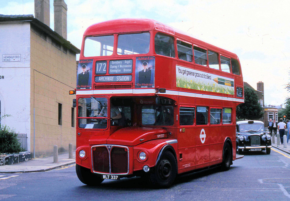 Route 172, London Transport, RM337, WLT337, Barnsbury