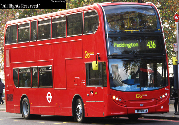 Route 436, Go Ahead London, EH6, SN61BLJ, Marble Arch