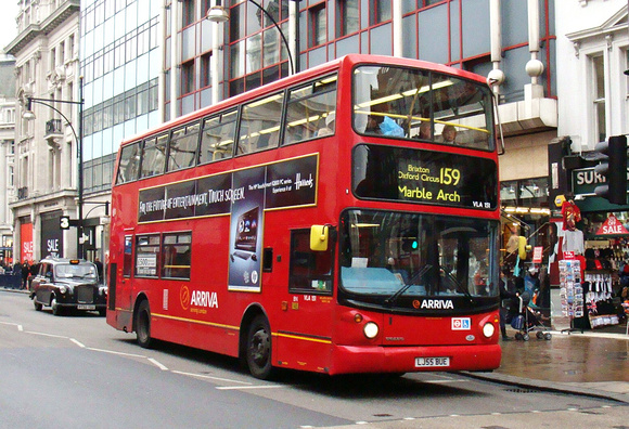 Route 159, Arriva London, VLA151, LJ55BUE, Oxford Street