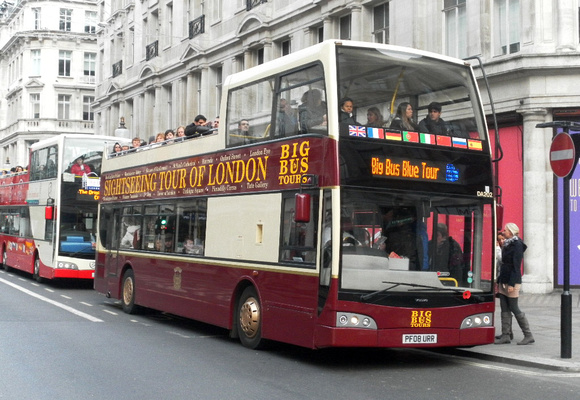 Big Bus Tours, DA202, PF08URR, Oxford Circus