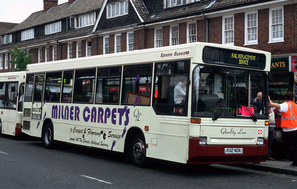 Epsom Buses, K112NGK, Harrow