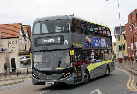 Route 9, Blackpool Transport 409, SN16OVH, Cleveleys