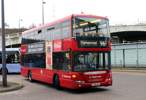 Route 96, Stagecoach London 15071, LX09AEU, Bluewater