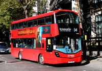 Route 341, Arriva London, HV336, LF67EUC, The Royal Courts of Justice