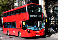 Route 341, Arriva London, HV324, LJ17WOH, The Royal Courts of Justice