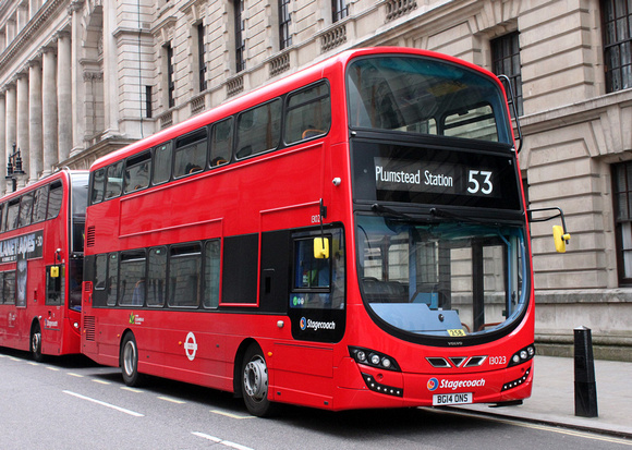 Route 53, Stagecoach London 13023, BG14ONS, Whitehall